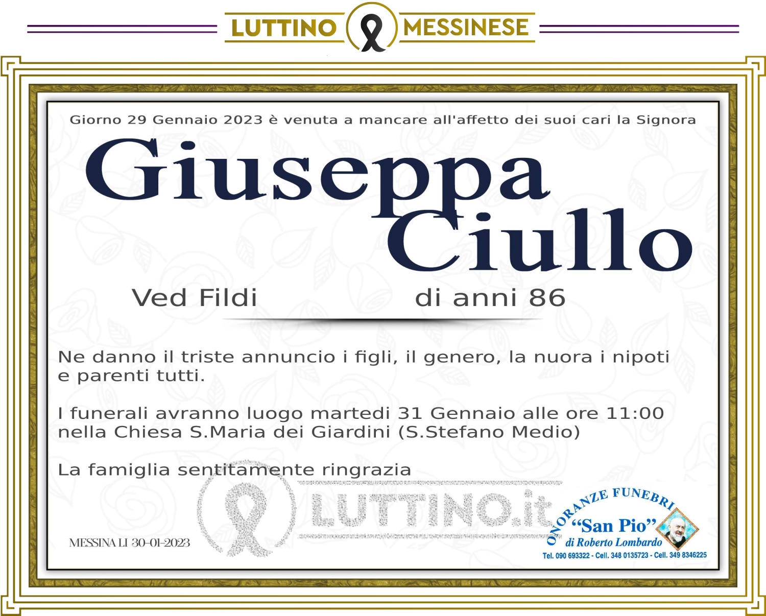 Giuseppa Ciullo 
